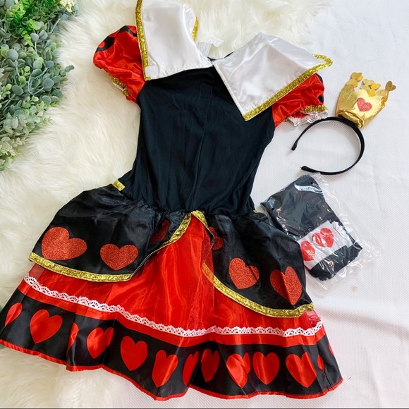 Queen of Hearts Child’s Costume NWT medium 8/10 - Picture 10 of 10